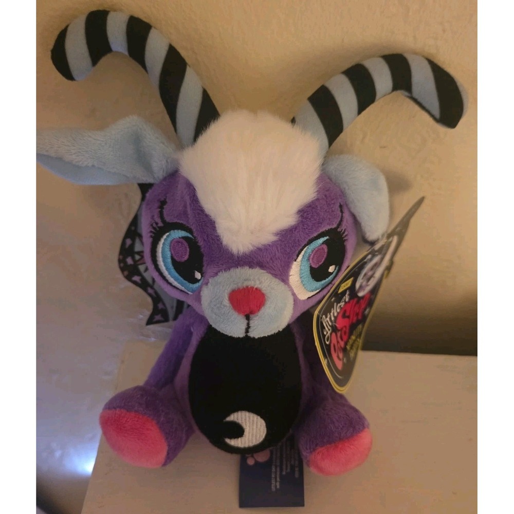 Littlest Pet Shop Purple Moonlite Fairies Plush LPS 2012 Hasbro NWT Whimsical